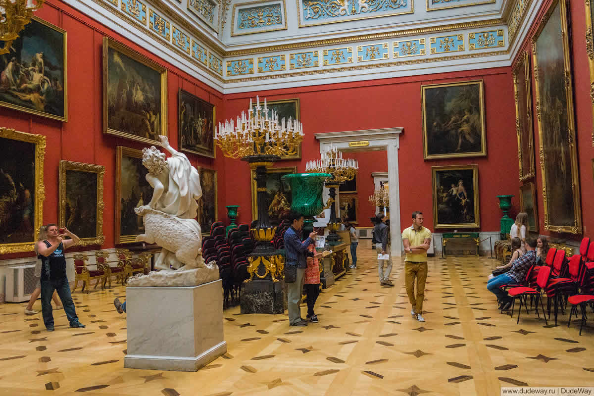 The Hermitage museum in St Petersburg, Russia