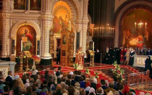 easter in russia church