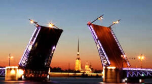 The Drawing Bridges in St. Petersburg