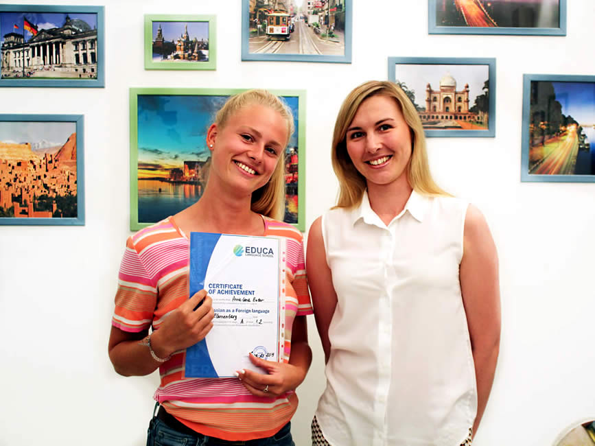 Studying Russian language in Russia