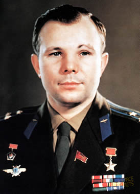 Yuri Gagarin - the first man in space