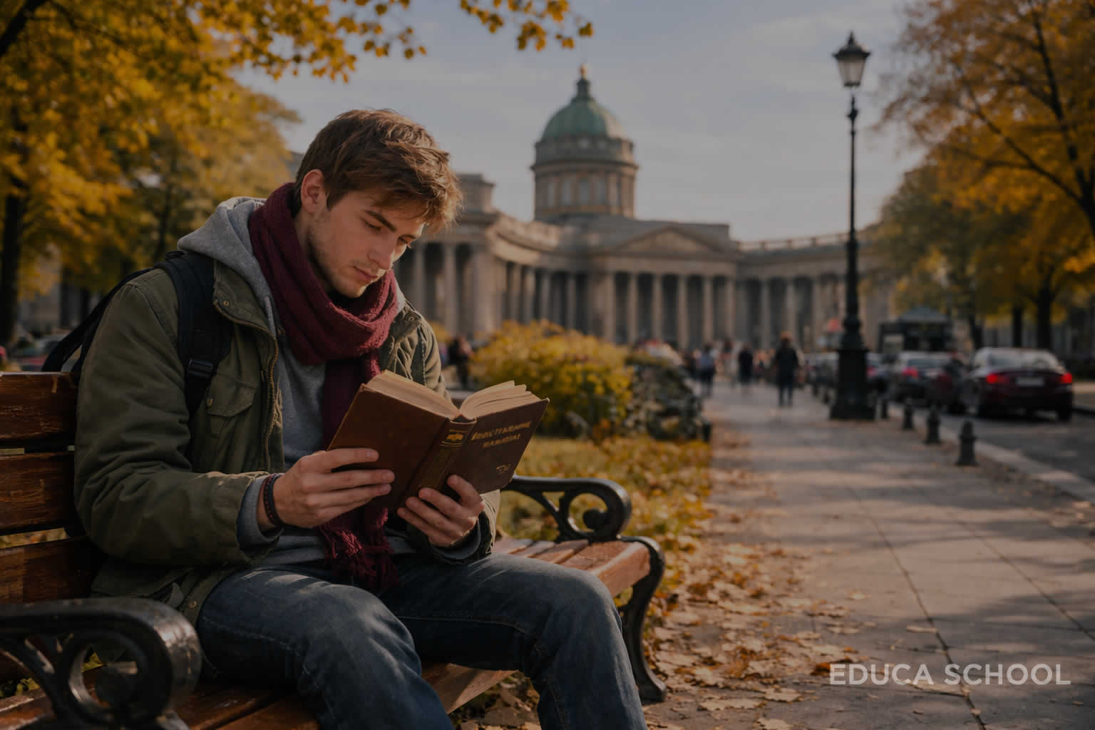 Learning Russian language in St Petersburg, Russia