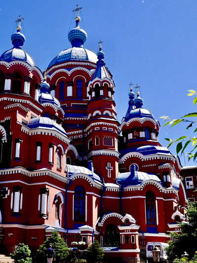 Russian orthodox church in Irkutsk, Russia